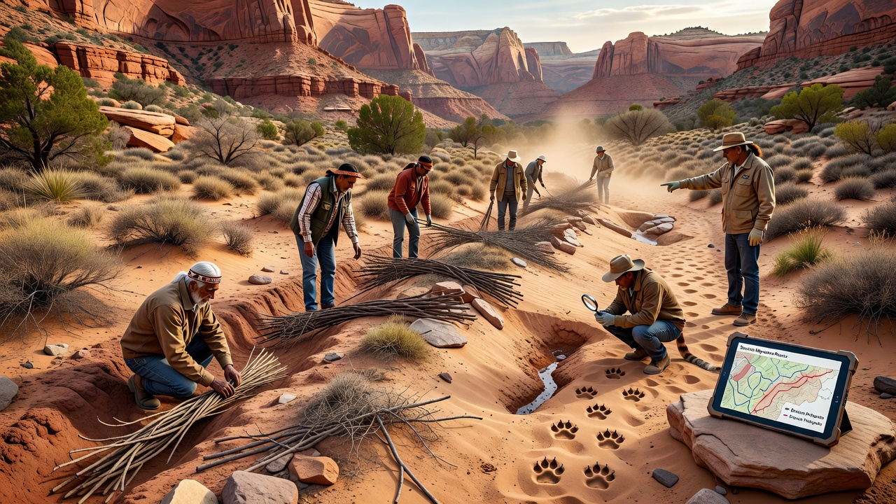 Indigenous Knowledge Systems Guiding Erosion Mitigation and Biodiversity Monitoring in Southwestern Canyon Environments